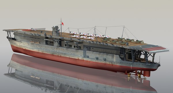 3D japanese akagi - TurboSquid 1227276