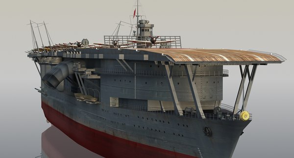 3D japanese akagi - TurboSquid 1227276