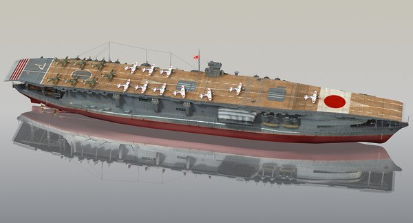 3D japanese akagi - TurboSquid 1227276