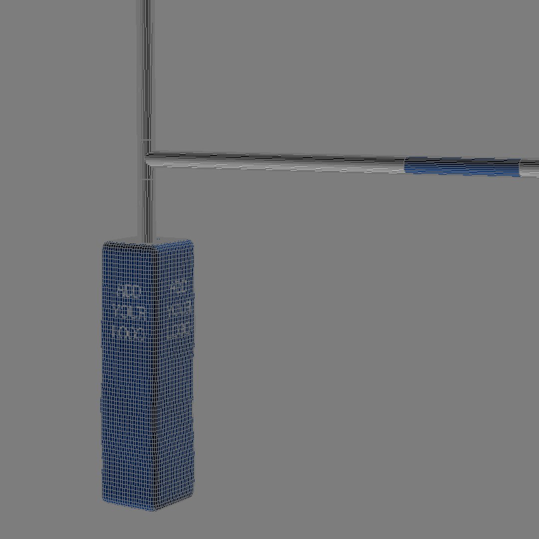 Rugby Goal Post 3d 3ds