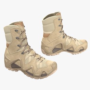 3D Military Boots Sandstorm