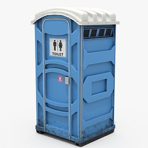 mobile toilet 3D model