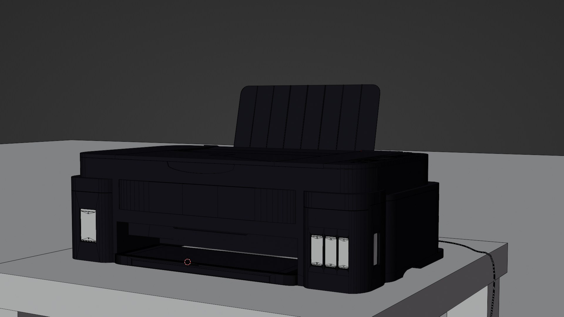 Printer 3D model https://p.turbosquid.com/ts-thumb/ND/dBnzQy/y8/wire_topology/png/1769365394/1920x1080/fit_q87/72e36b978cc76bce7d24c1c02d59039a979116bb/wire_topology.jpg