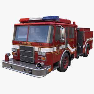 3D Firetruck Models