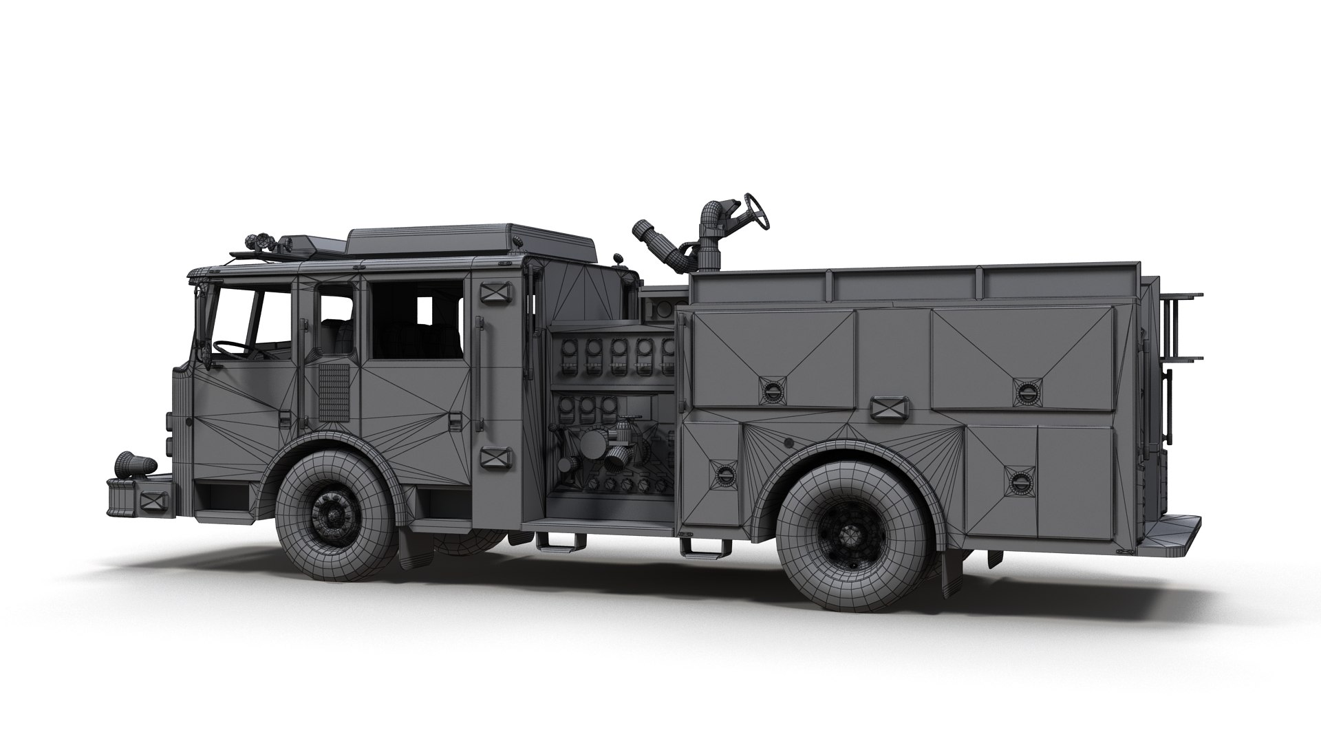 Fire truck model - TurboSquid 1953435