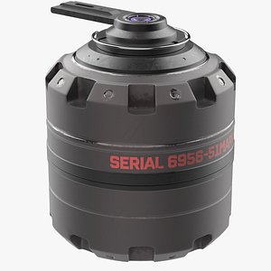 3D model SciFi Grenade