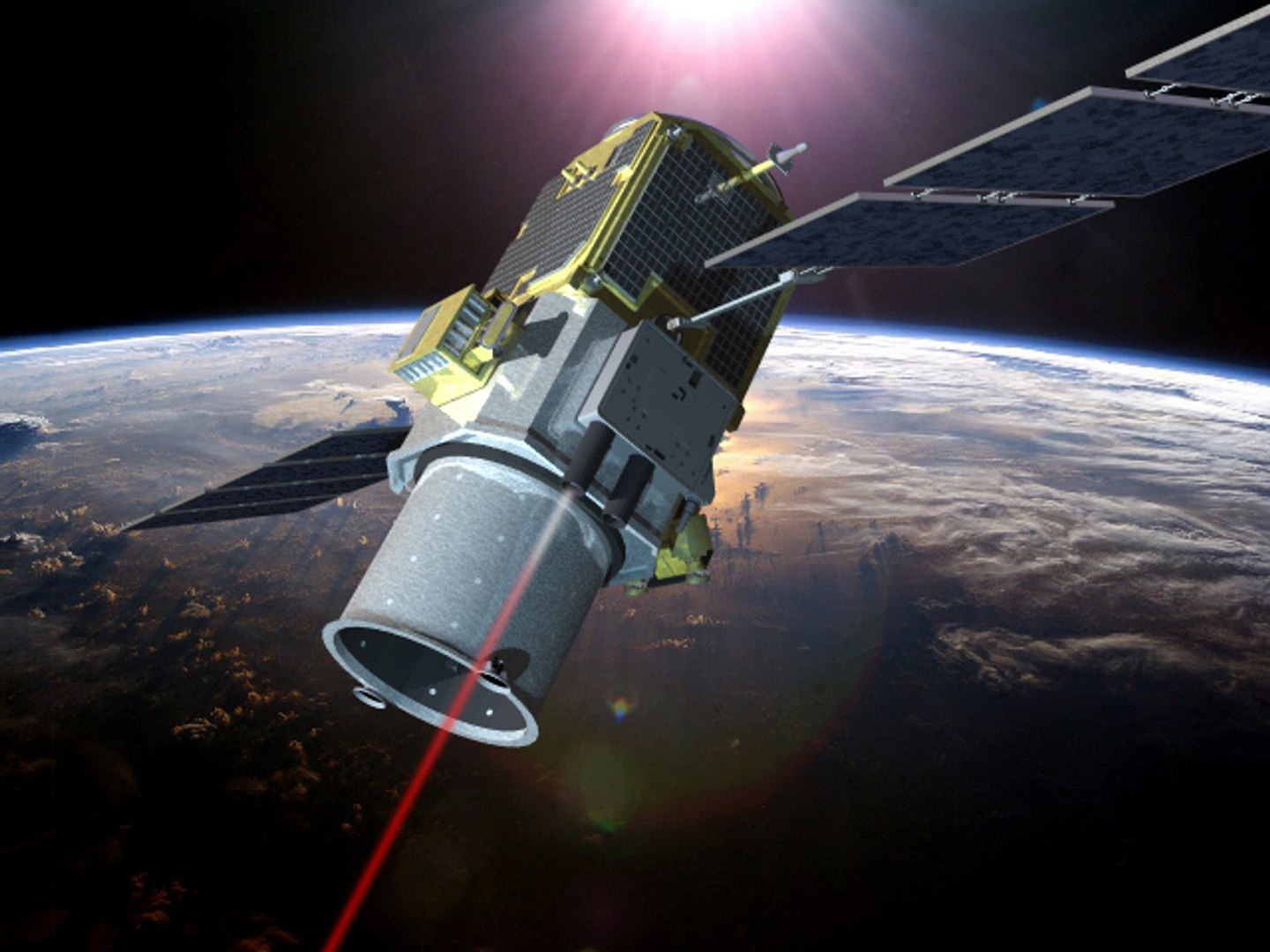 Telecommunication Satellites 3d Model