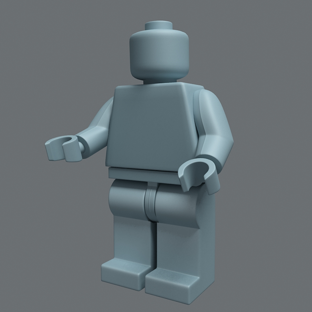 LEGO Minifigure 3D model + PBR Textures