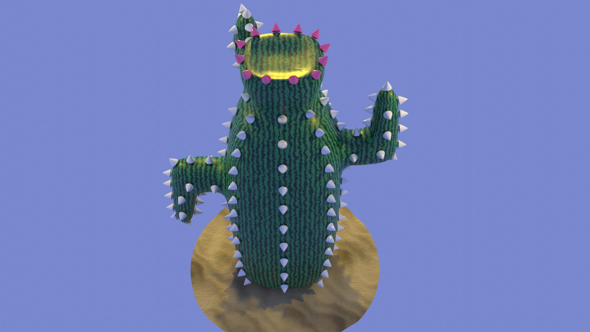 3D Cactus Character - TurboSquid 2142109