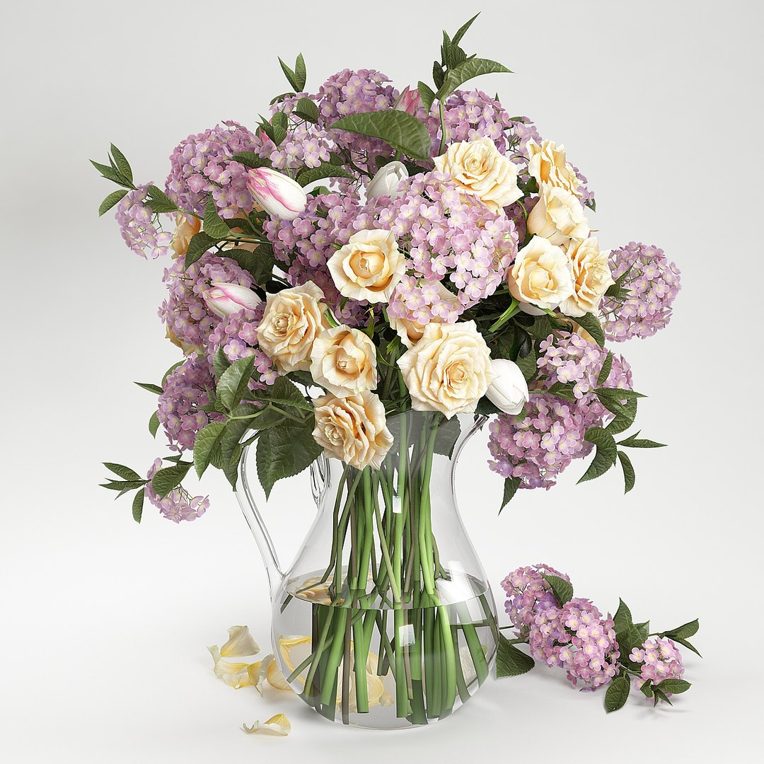 bouquet hydrangeas roses vase 3D model https://p.turbosquid.com/ts-thumb/ND/xZuwiK/4v8wd5sO/7/jpg/1528891187/1920x1080/fit_q87/fd1d166c7d78d28d59c98af5f8094c0e195fd226/7.jpg
