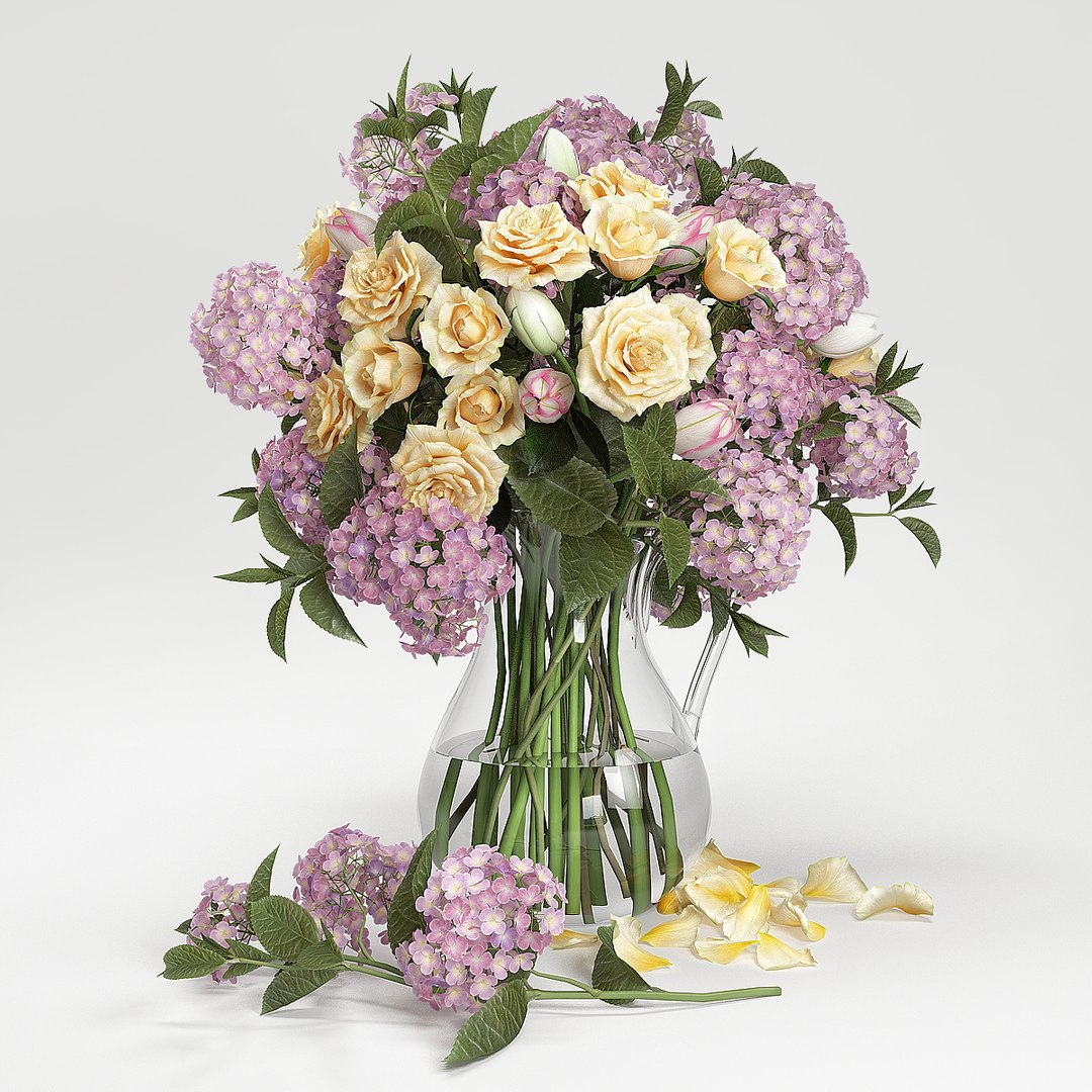 bouquet hydrangeas roses vase 3D model https://p.turbosquid.com/ts-thumb/ND/xZuwiK/OKVSacVm/2/jpg/1528870837/1920x1080/fit_q87/ad8d3c08f7cd201ea7eff1887139902a00c88d31/2.jpg