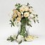 Hydrangeas and roses in a vase
