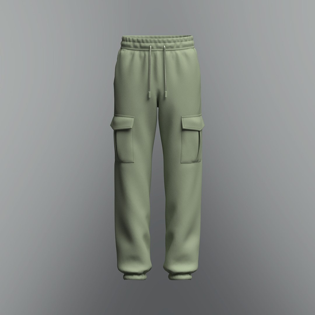 Cargo Pants Cord 3D Boyfriend