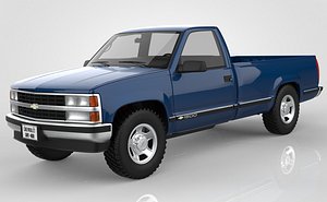 3D Chevrolet Silverado 1500 1994 model