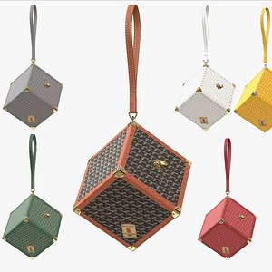 3D Goyard De Trunk Bag model