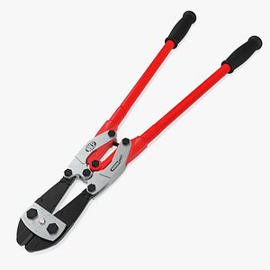 Industrial Bolt Cutter Tool Red