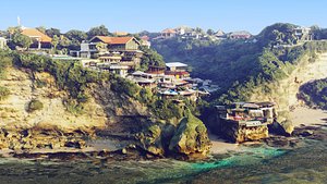 Bali Uluwatu Cliff Photogrammetry Scanned