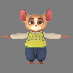 cartoon Infant 3D model