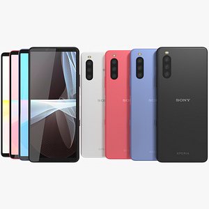 Sony Xperia 10 III All Colors 3D