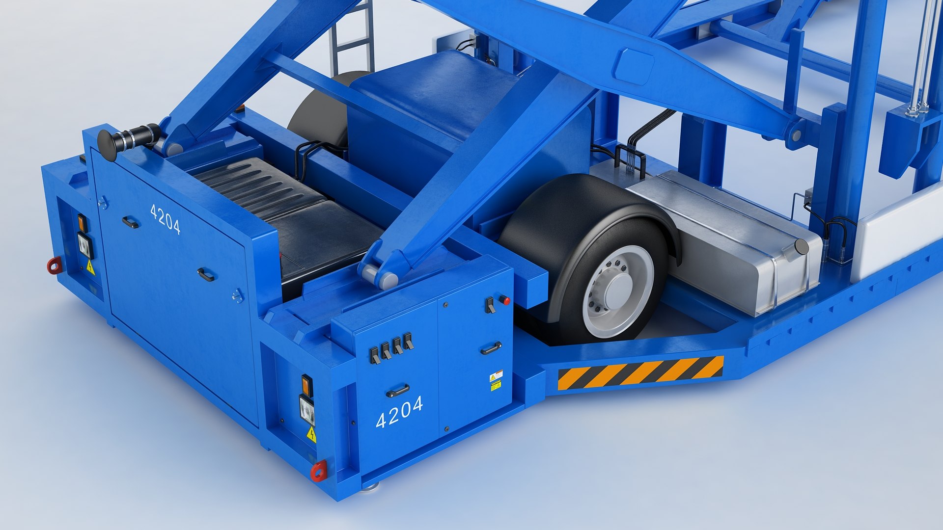 3D aircraft loader baggage - TurboSquid 1633505