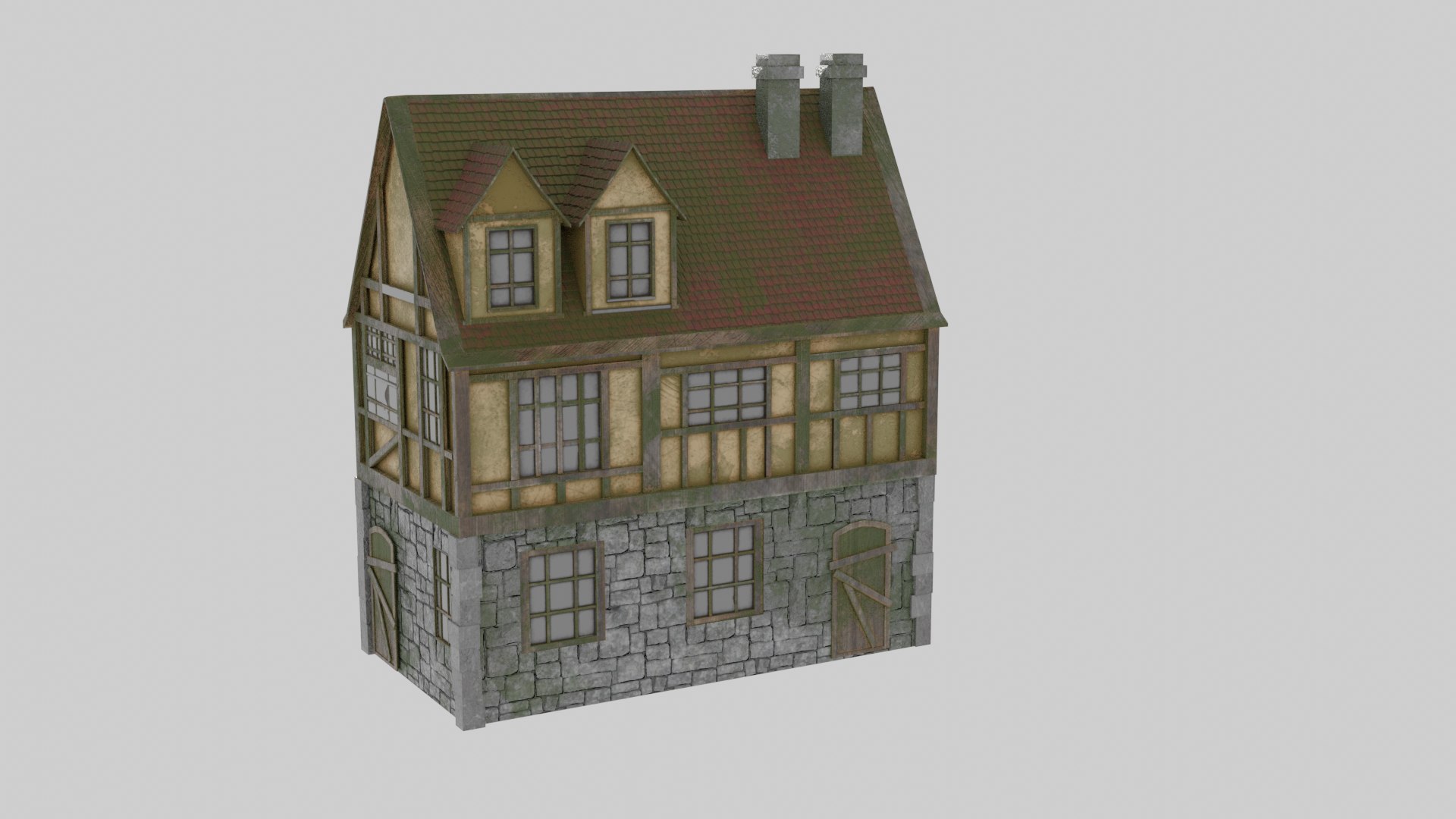 3D Medieval House Model - TurboSquid 1697145