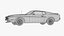 1971 Ford Mustang Mach 1 3D model