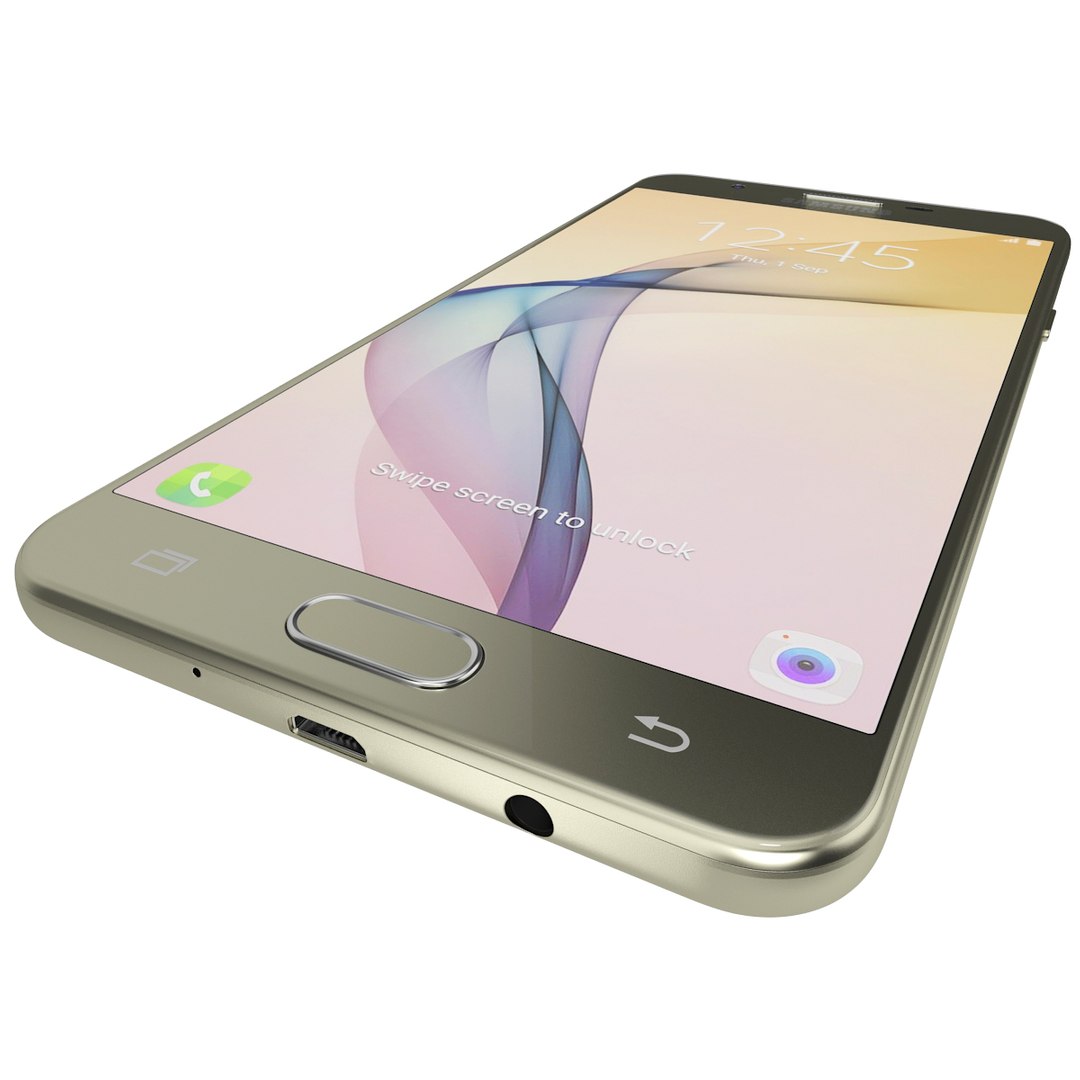 3d realistic samsung galaxy j7 model