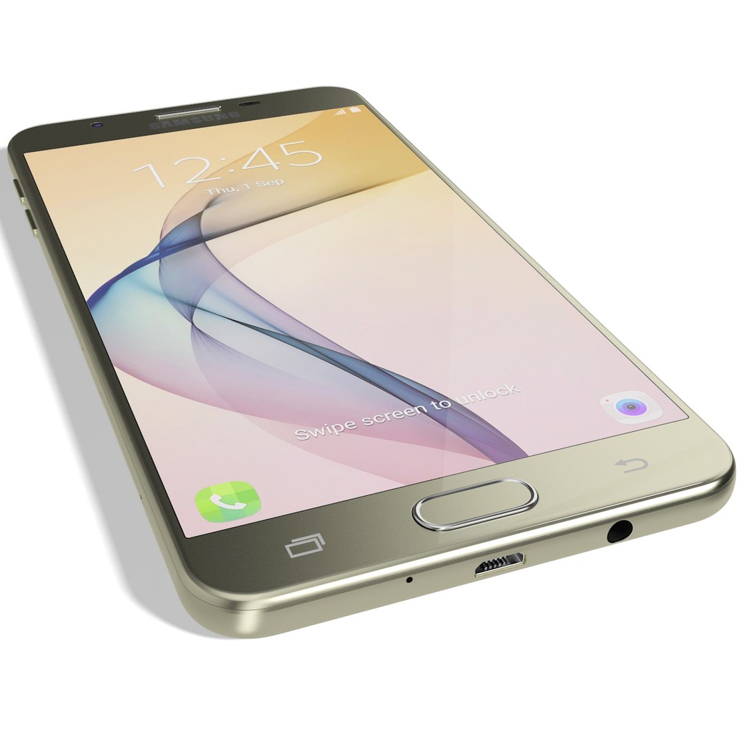 3d realistic samsung galaxy j7 model