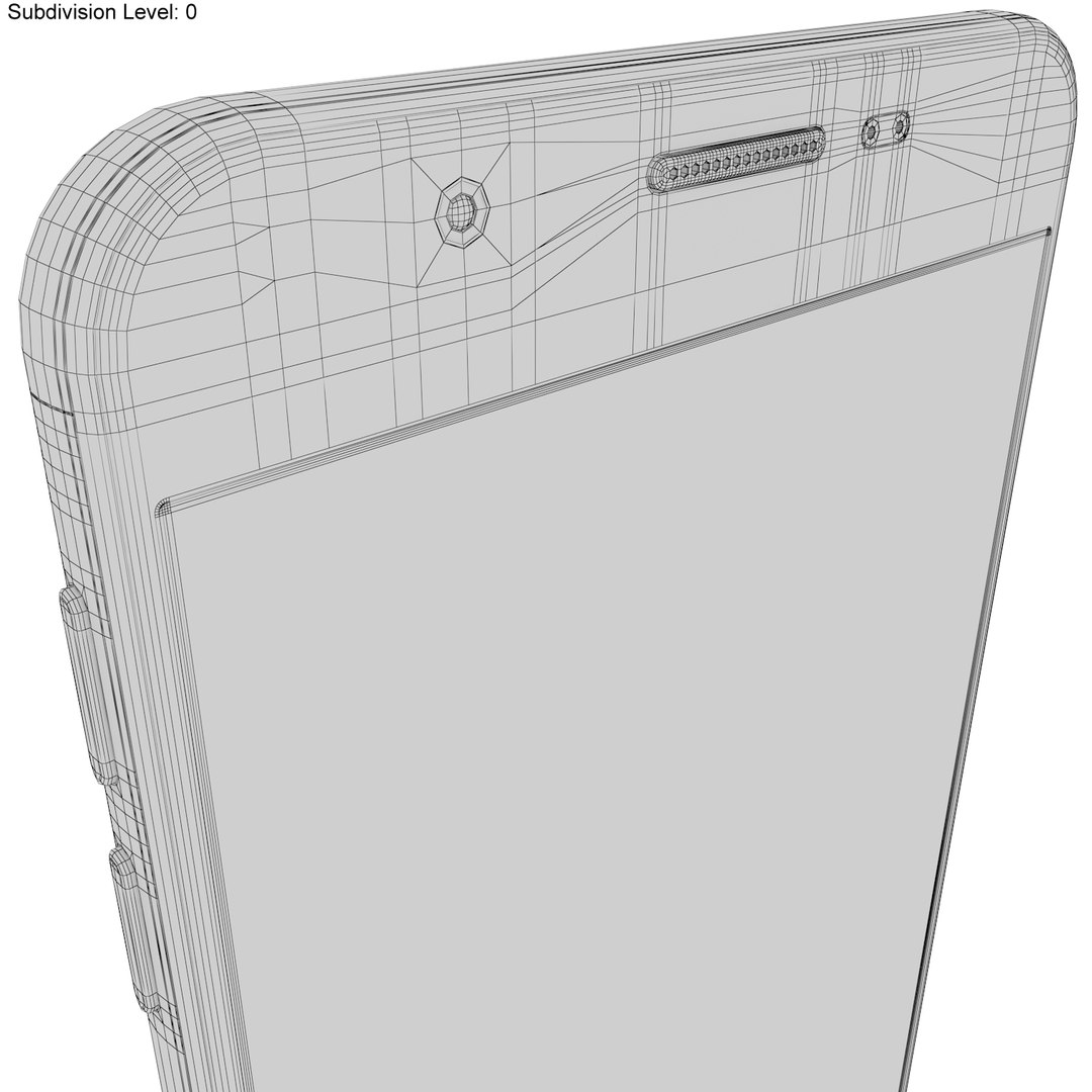 3d realistic samsung galaxy j7 model