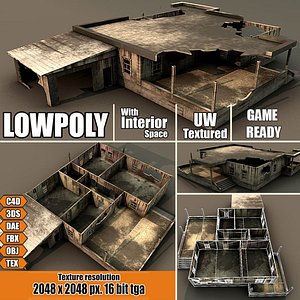 Lowpoly house  ABR14