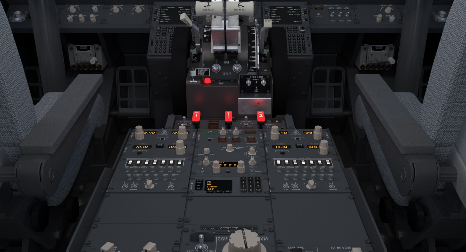 3D Boeing 737 Cockpit - TurboSquid 1242411