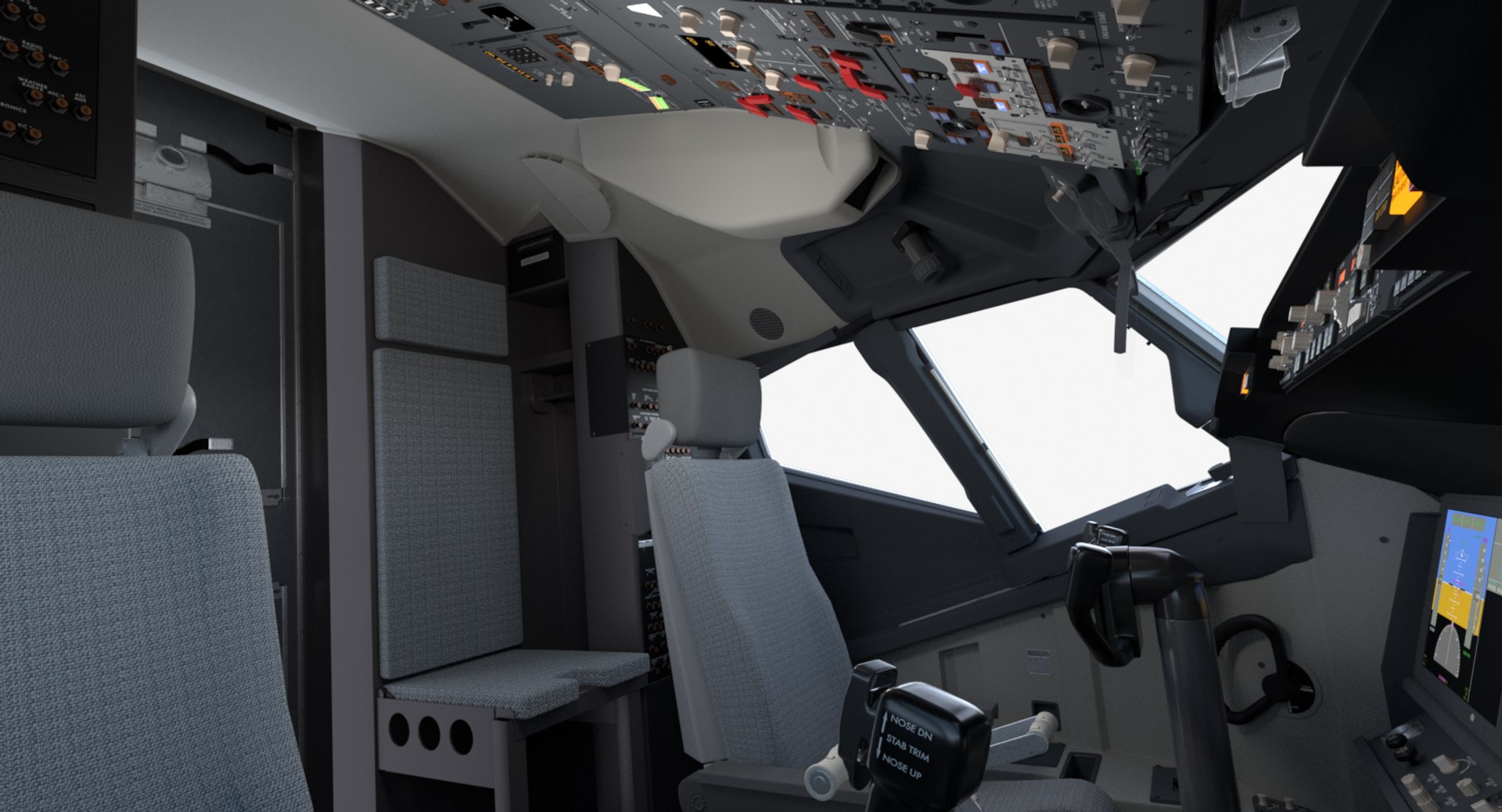 3D Boeing 737 Cockpit - TurboSquid 1242411