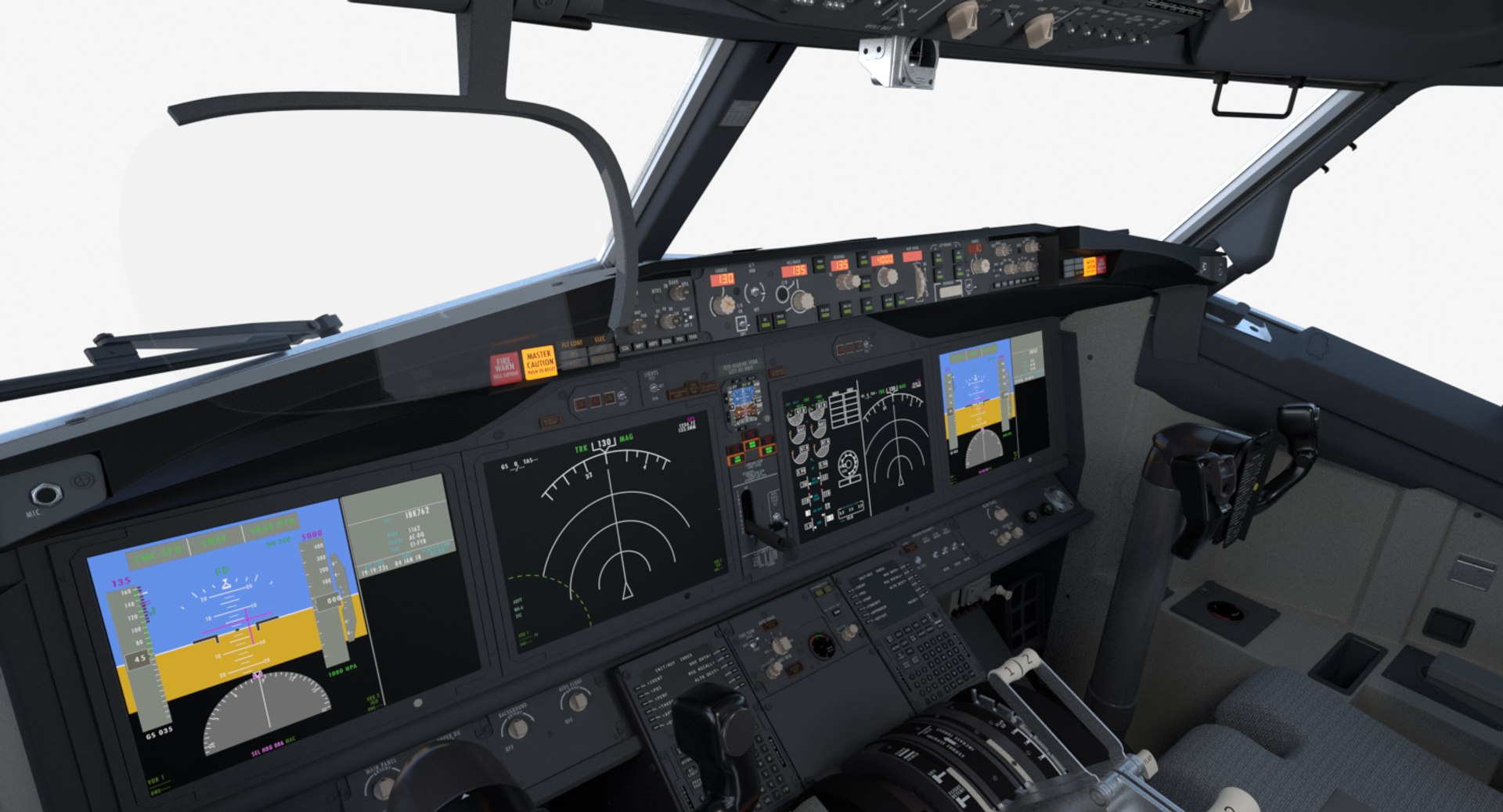 3D Boeing 737 Cockpit - TurboSquid 1242411