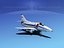 3d skyhawk douglas a-4 a-4d model
