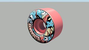 red and blue spitfire wheels