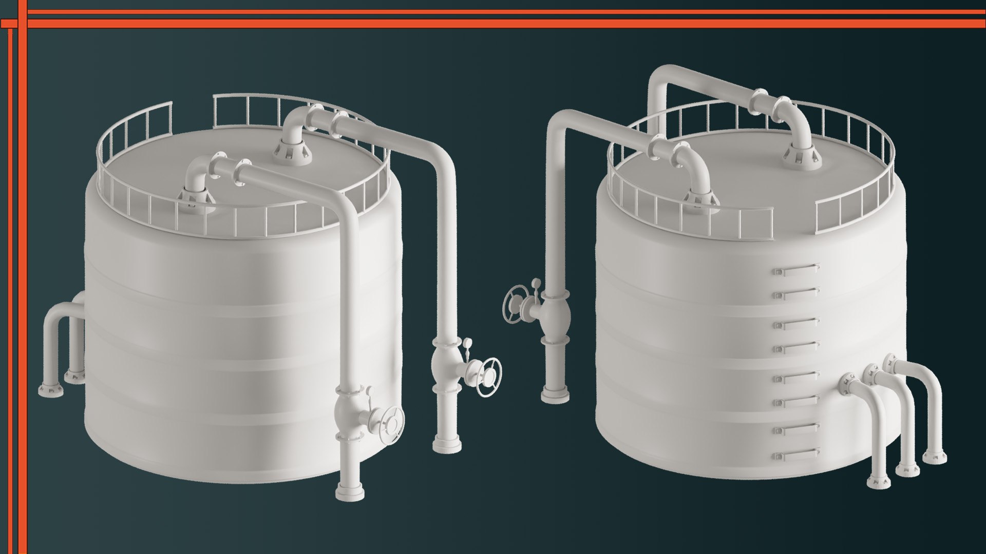 Industrial Tanks VOL-02 3D Model - TurboSquid 2162567