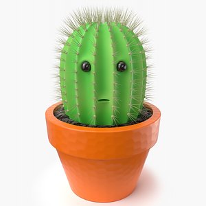 3D model toy cactus