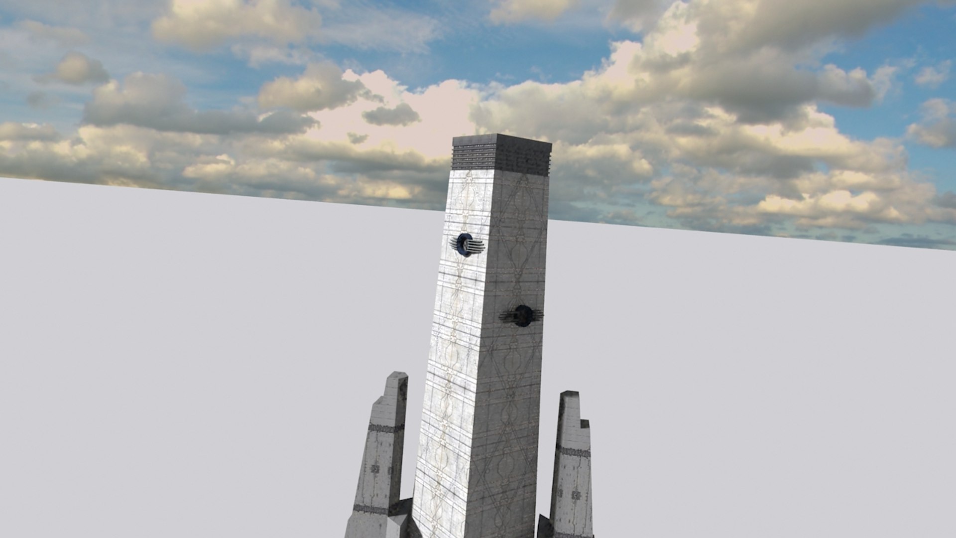 3d Skyscraper Iris Model