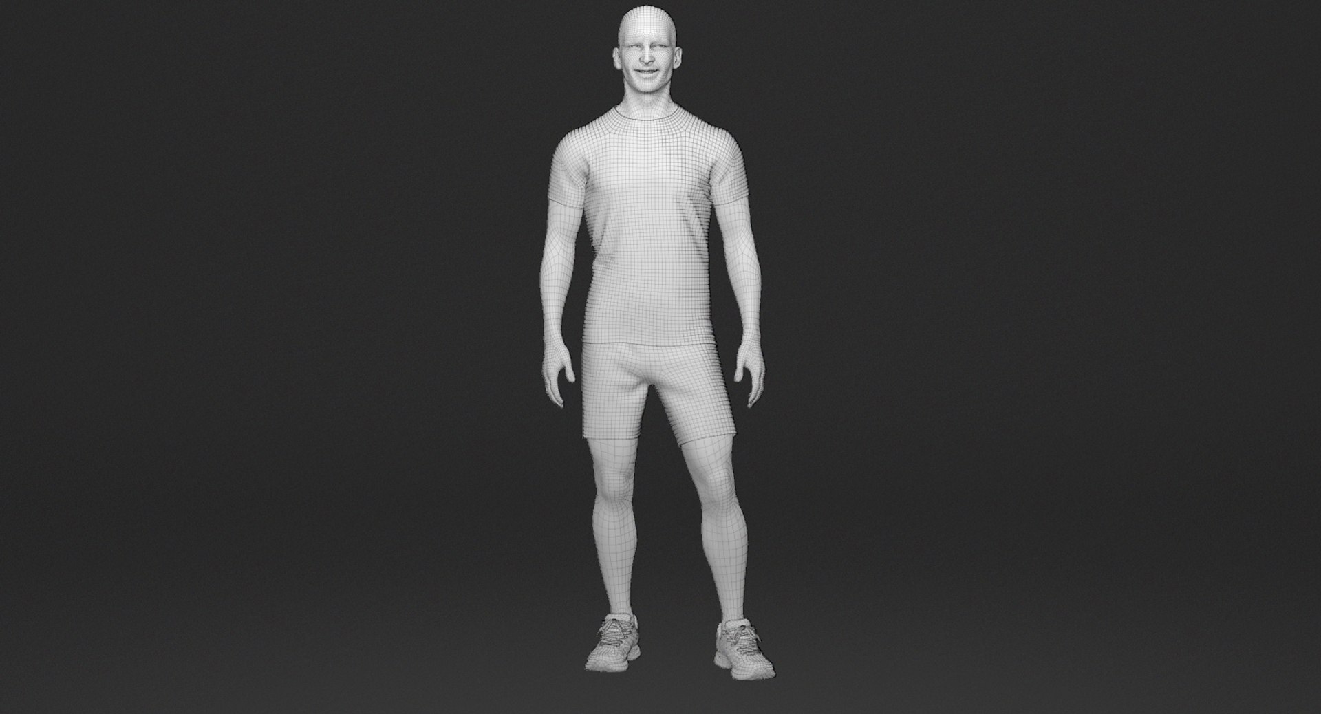 3d Model Rigged Male