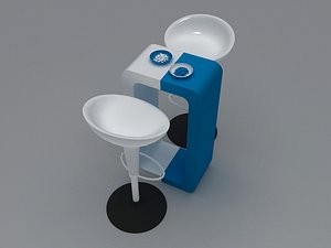 3d 3ds table bar stool