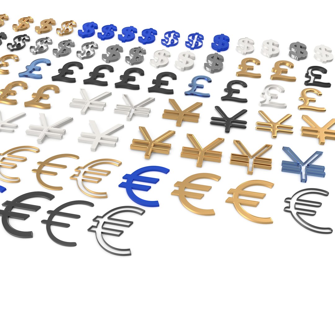 3D Currency symbols model https://p.turbosquid.com/ts-thumb/NE/hpWAkj/4H/z05/jpg/1714483196/1920x1080/fit_q87/061f0f5c1ac9478d2cdaf95f9d58aafd00410e10/z05.jpg