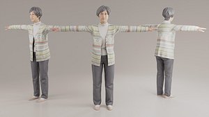 Asian Granny Animation 200Uta