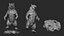 Standing Bear Sculpture for 3d Printer