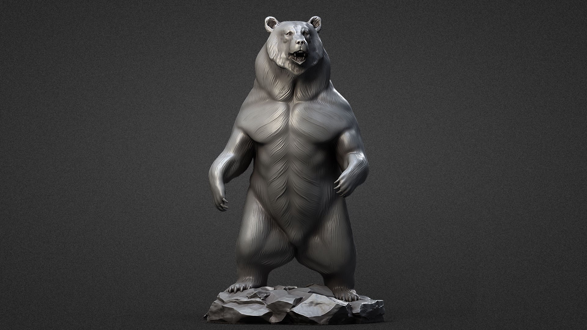 3D bear standing sculpture https://p.turbosquid.com/ts-thumb/NE/lfIcSz/eX/2/jpg/1612545067/1920x1080/fit_q87/eebb0a4867b8ad211dfdd79f7a7baaac4e89e2ac/2.jpg