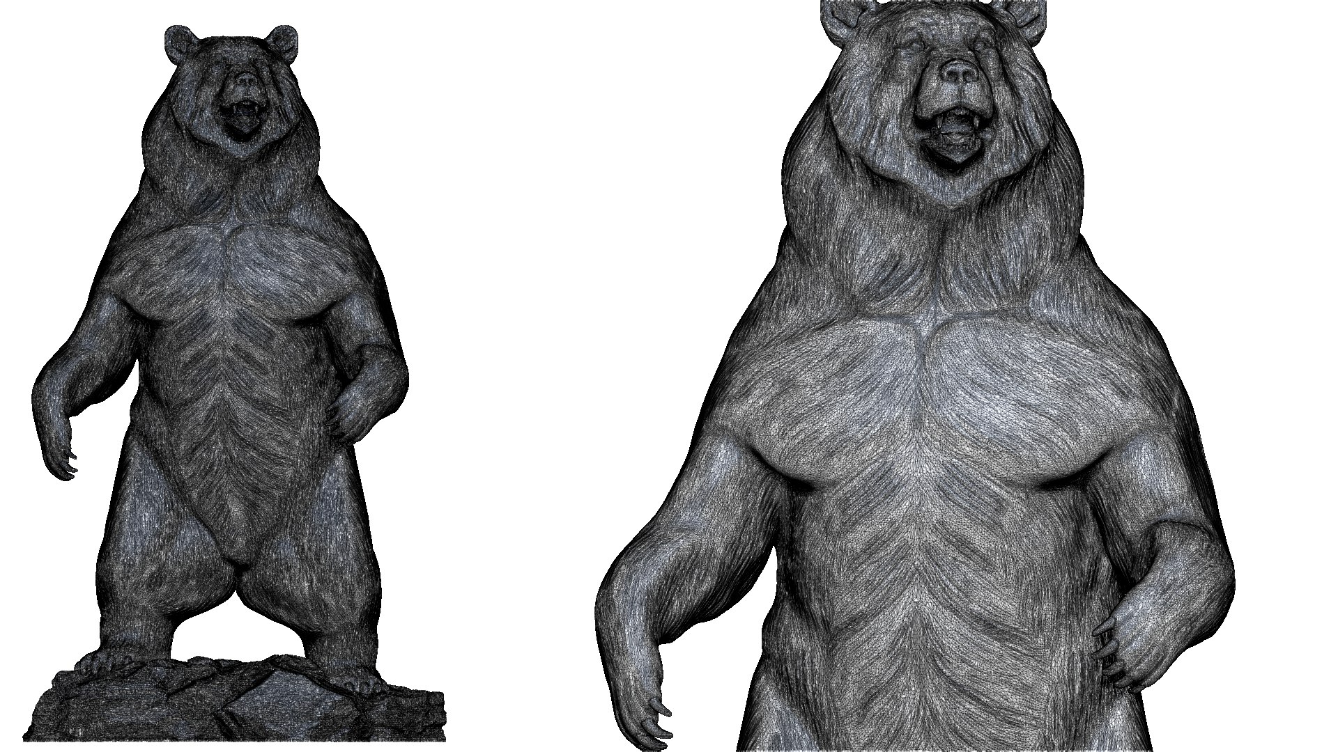 3D bear standing sculpture https://p.turbosquid.com/ts-thumb/NE/lfIcSz/iC/wire/jpg/1612546112/1920x1080/fit_q87/4660e1eb970042e2cabd9e82cecf3a70231814a3/wire.jpg