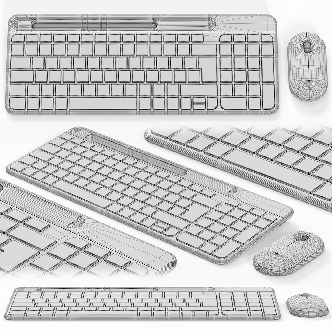 LOGITECH K580 Slim 3D - TurboSquid 1978055