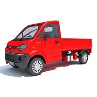 Mahindra Jeeto Minivan 3D Indian Light Commercial Vehicle LCV
