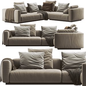 Flexform Lario Sofa 3D model
