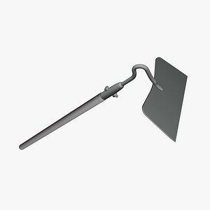 Long Handled Hoe - Geometry Only No Textures No Materials