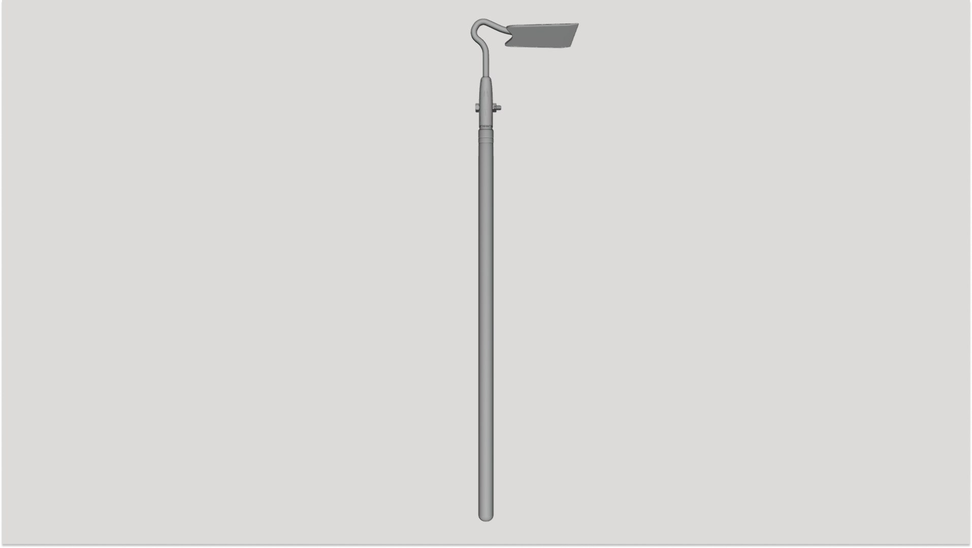 3D Long Handled Hoe - Geometry Only No Textures No Materials https://p.turbosquid.com/ts-thumb/NE/xUphOs/Hf/productshots2/jpg/1786213390/1920x1080/fit_q87/4d56d36dd6124b1b55526dd8a7469271ad4bcd1f/productshots2.jpg